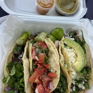 Tacos with add ons