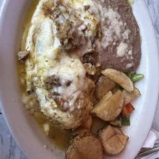 Chile Verde Omelette