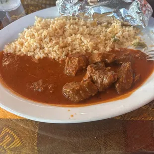 Chili Colorado Plate
