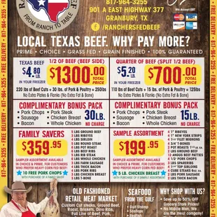 the price of the beef