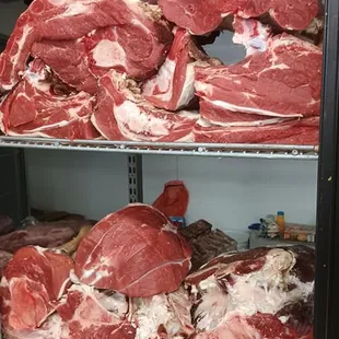 a variety of cuts of meat