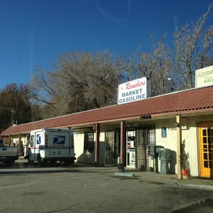 the outside of the building