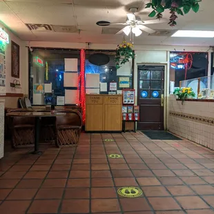 Dine in, 6ft stickers