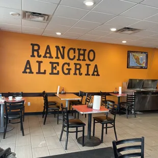 the interior of a restaurant