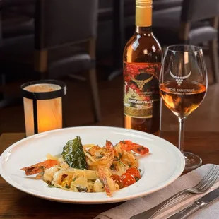 Shrimp Scampi with Angel Hair Pasta