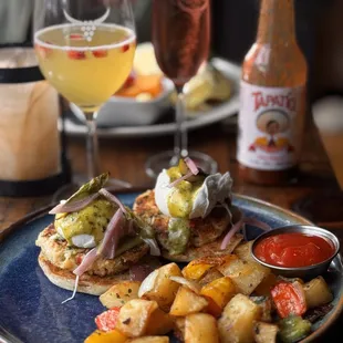Crab Benedict.