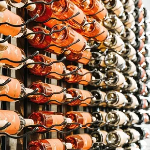 Beautiful wine wall!