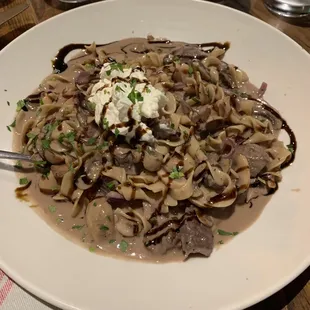 Beef Stroganoff