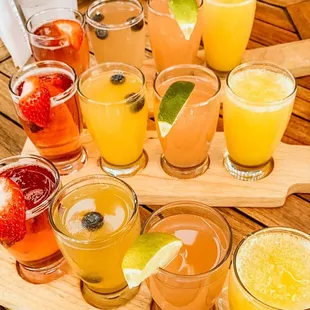 Customer favorite! Mimosa flights!