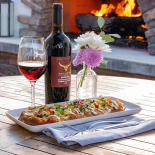Mushroom Truffle Flatbread