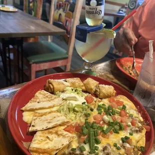 Combo appetizer and coronarita