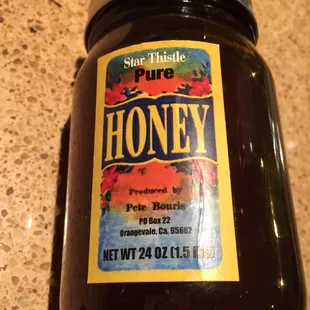 Star thistle honey (sweetest) $11