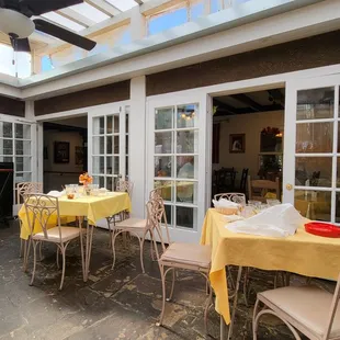 The patio.Various tours Co. from over the nation has this place as a stop point for tourists to enjoy such a nice place !!