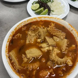 This is the menudo plate