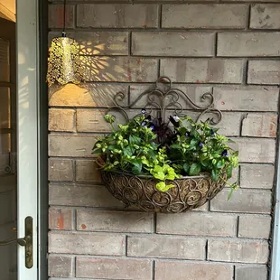 Rosemary also helped with this wall basket