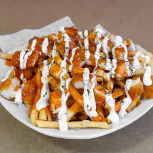 Buffalo chicken fries