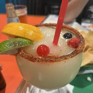 Margarita with tajin