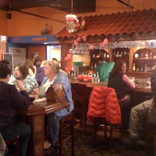 The bar area at Rancho Grande mexican restaurant in Buffalo
