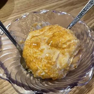Fried ice cream.