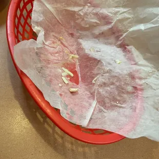 This is my empty tactic bowl that had 2 tacos in it