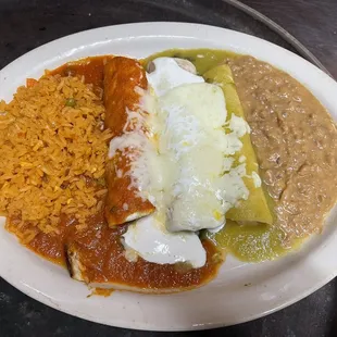 Enchiladas Bandera