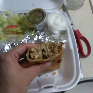 Fried Chimichanga/chicken