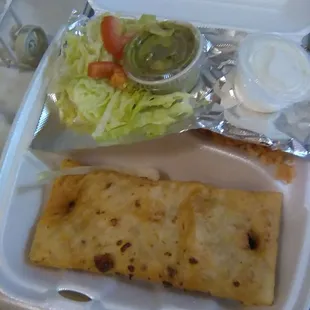$14 Chicken Chimichanga? (Chicken MIA Mostly Chimichanga)