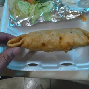 $14 Chicken Chimichanga? (Chicken MIA Mostly Chimichanga)