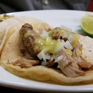 pull pork taco