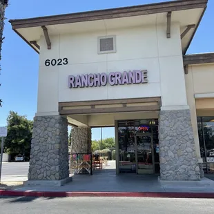 the entrance to rancho grande