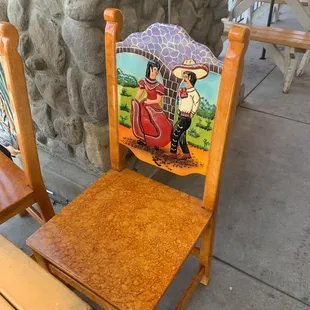 A large variety of decorative chairs!