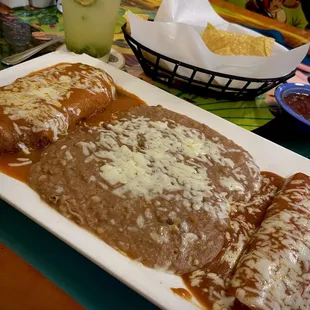 Shredded Beef Enchilada