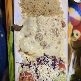 Seafood Chile rellenos