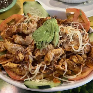 Chicken Fajita Salad