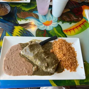 Chile Verde Burrito