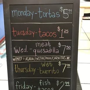 Specials