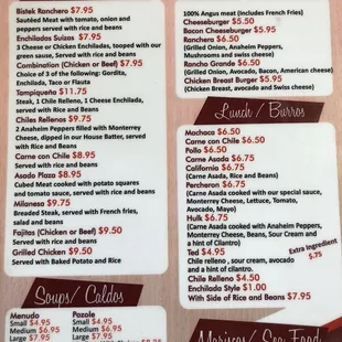 Menu Second Page