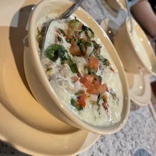 Rancho Dip. Ground beef, Pico, Queso