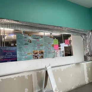 They are remodeling the inside due to a fire earlier this year.