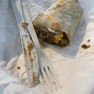 Breakfast burrito