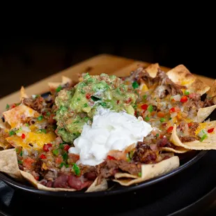 a bowl of nachos