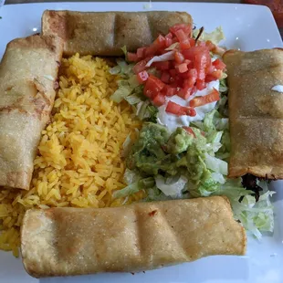 Taquitos plate