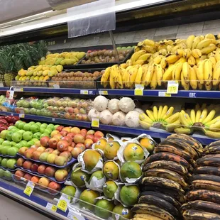 a variety of fruits and vegetables