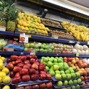 a variety of fruits and vegetables
