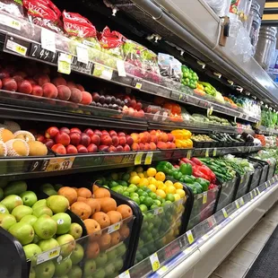 a variety of fruits and vegetables