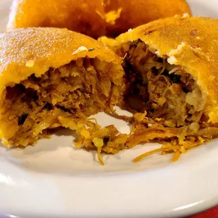 Inside the beef empanada - $2