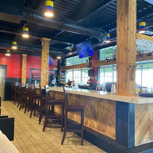 Nice bar area