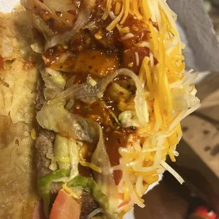 Hair in my food!!!! (2) Shredded Beef Tacos