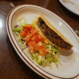 Beef taco