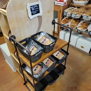 a display of goods